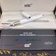 Perfect Replica Montblanc Stainless Steel Clip White M Marc Rollerball Pen (5)_th.jpg